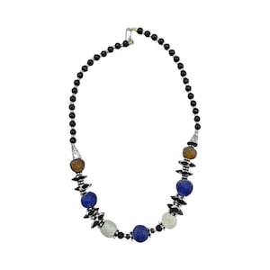 African Mixed Bead Necklace - Kenya Africa Jewelry - Unique Ethnic Necklace