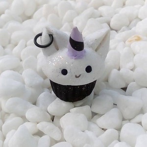 Punk Unicorn cupcake charmes