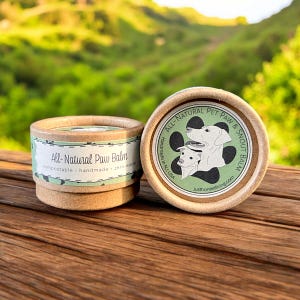 Pet Paw & Snout Balm, All-Natural and Plastic-Free