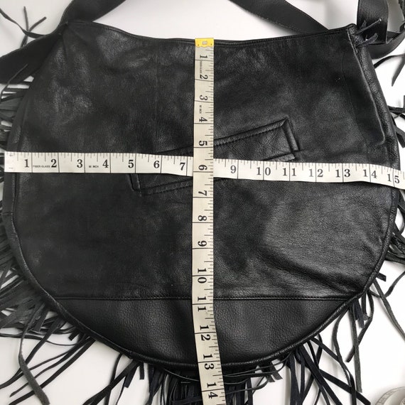 Light brown handmade bag, small leather bag with … - image 3
