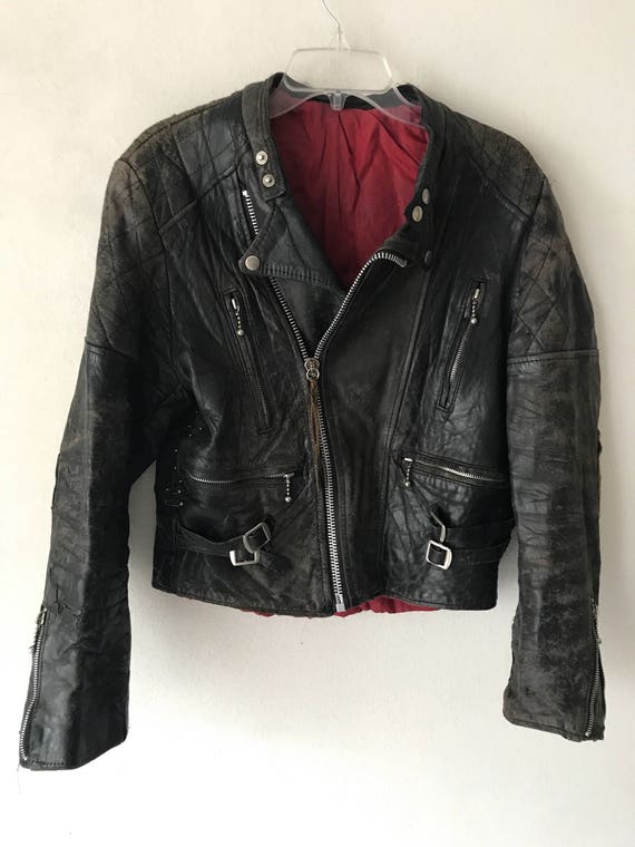 Women S Motorcycle Jacket Made Of Genuine Leather In Black Image 0