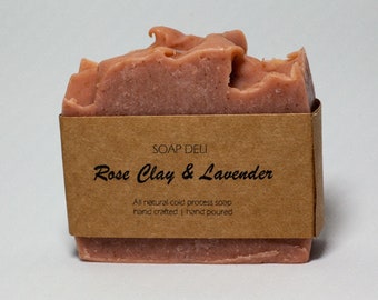 Rose Clay with Lavender Soap