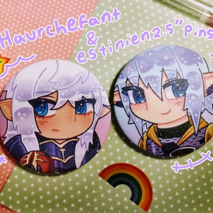 FFXIV inspired 2.5&quot; pins