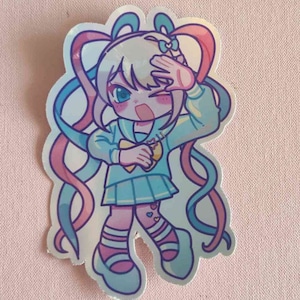 needy girl overdose k-angel holo stickers