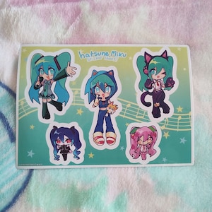 hatsune miku sticker sheet