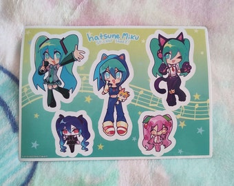 hatsune miku sticker sheet