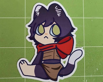 dungeon meshi izutsumi kitty 2.5&quot; stickers