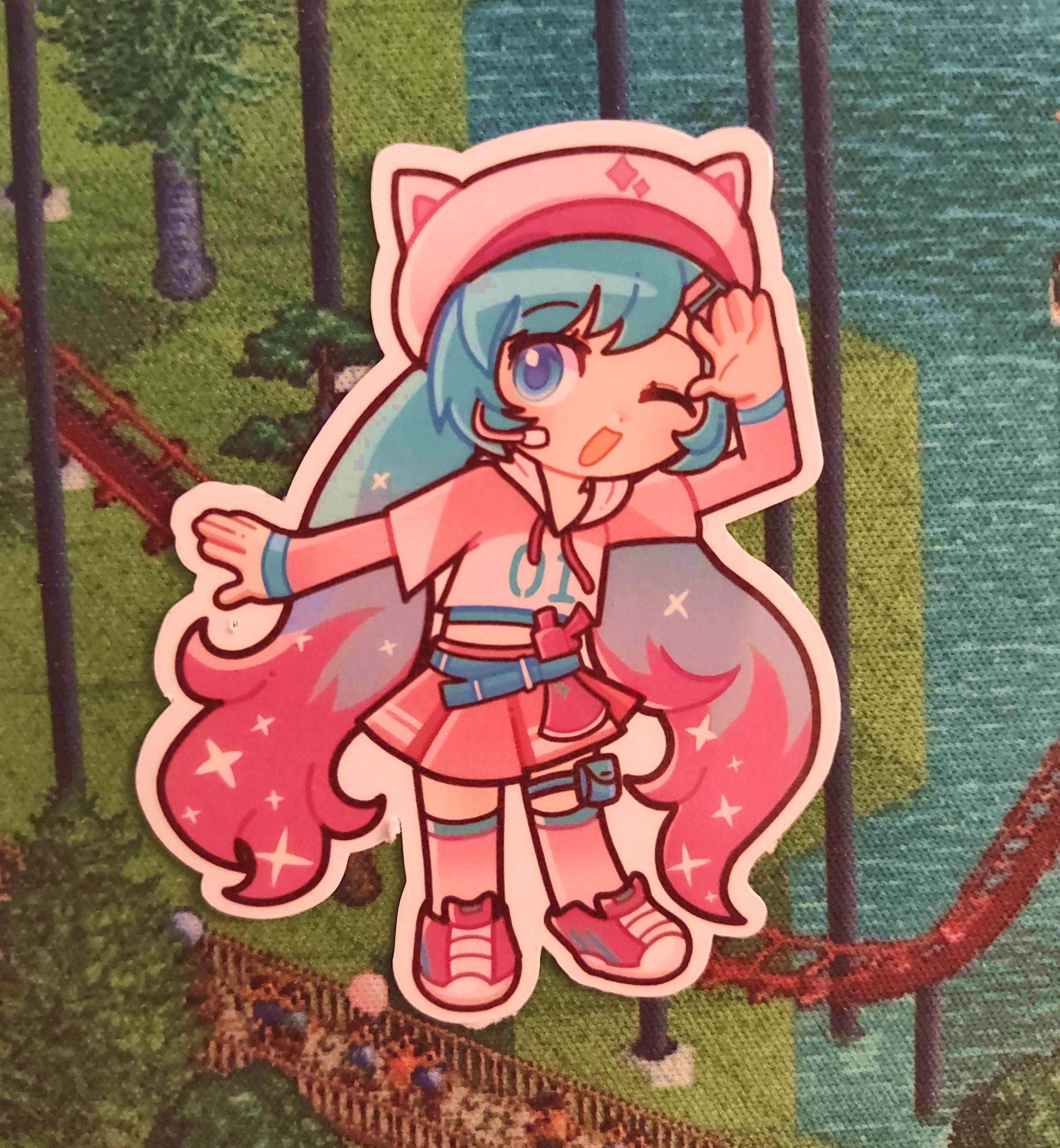 battle royale kitty hatsune miku sticker