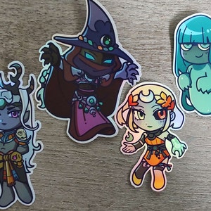 hades 2 holographic 2.5&quot; stickers