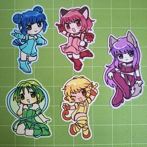 tokyo mew mew inspired 3&quot; stickers