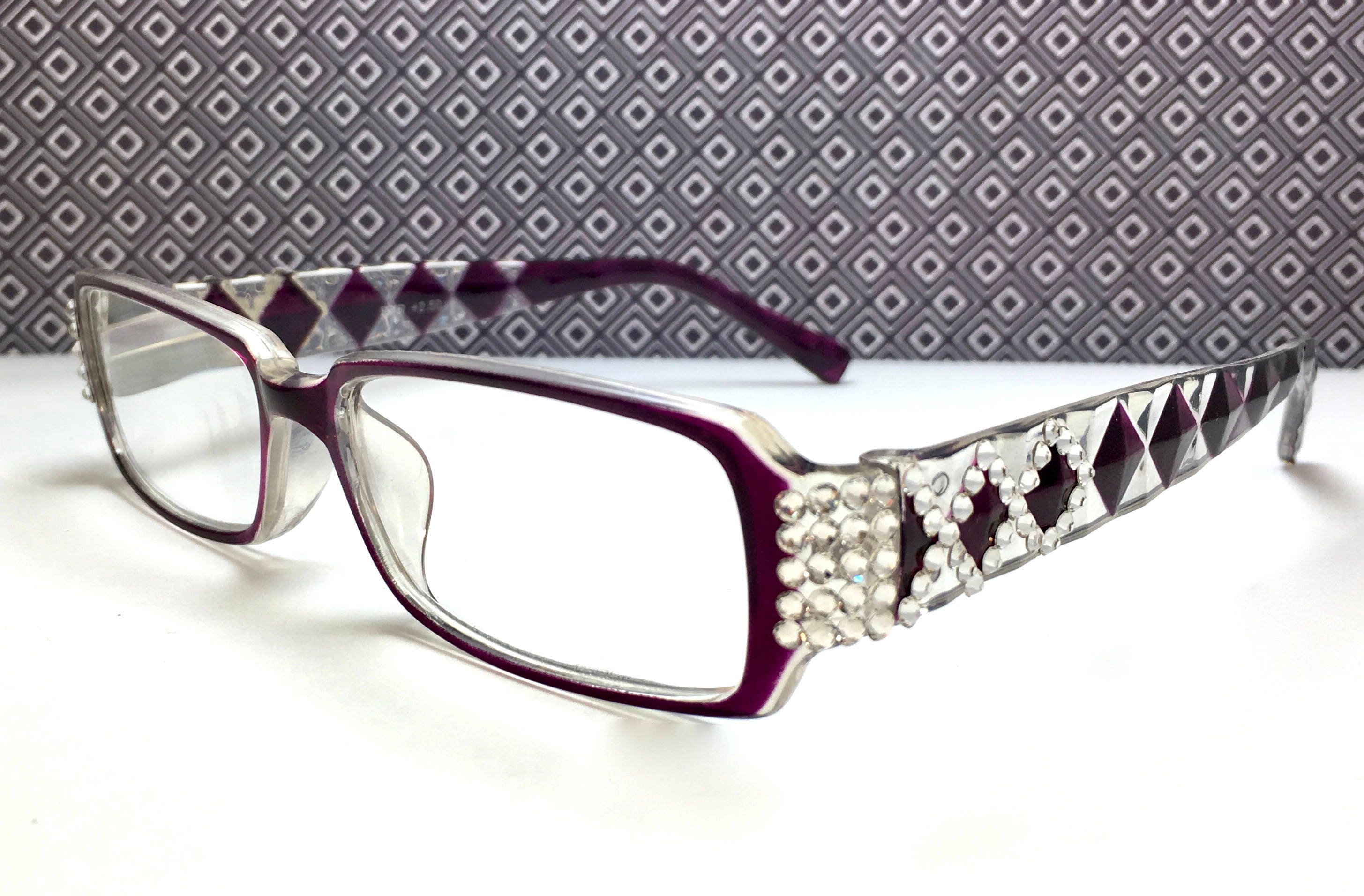 Swarovski Crystal Readers Reading Glasses Etsy