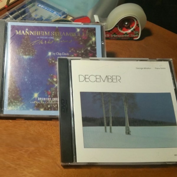 Mannheim Steamroller/George Winston - 2 Holiday CD's