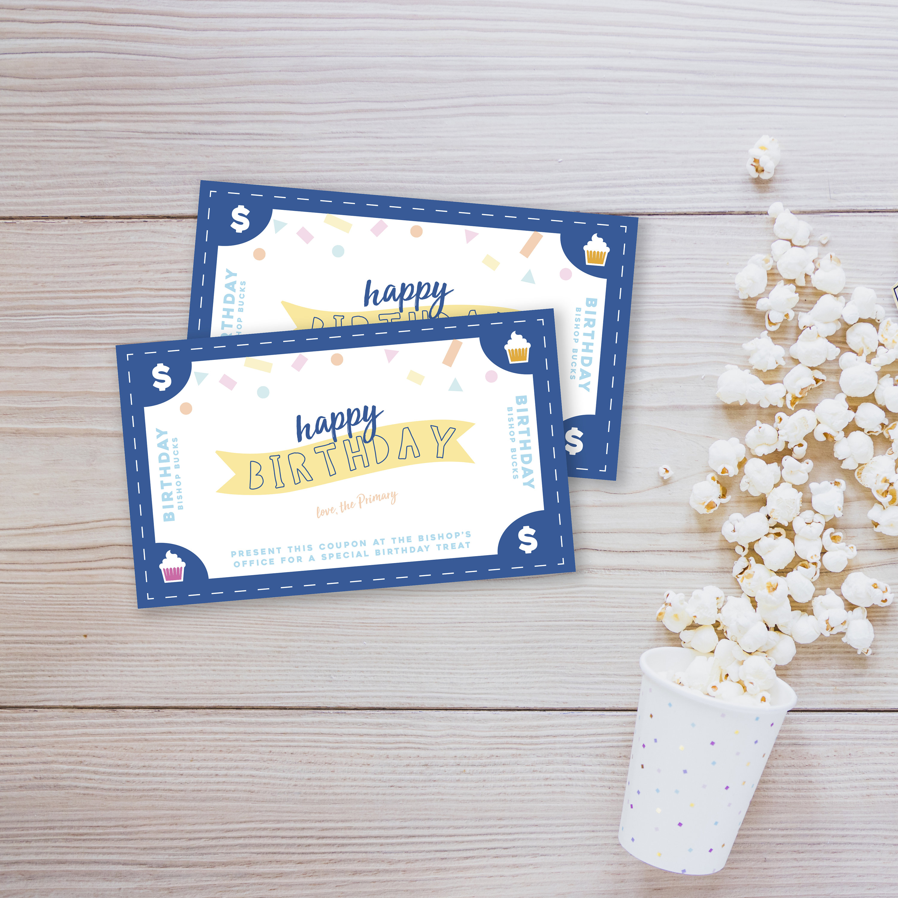 LDS Primary Birthday Bucks Primary Children Birthday Etsy