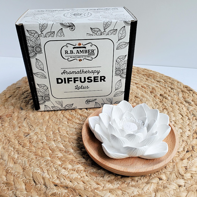 Lotus Custom Diffuser Aromatherapy Lotus Diffuser | Passive Essential Oil Diffuser | Ceramic ...