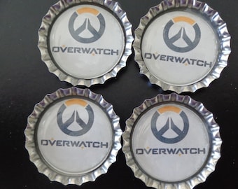 Overwatch Bottlecap Magnets!