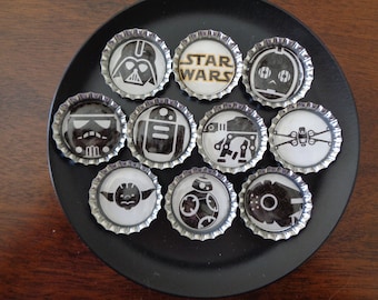 Star Wars Bottlecap Magnets!