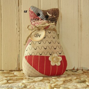 Primitiver Scheunen Schale Füller Antik Crazy Quilt Ornament | Etsy