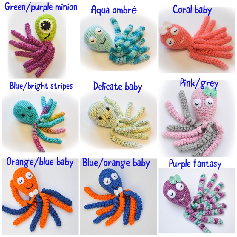 Crochet Octopus / Octopus for Preemie Baby s / Preemie Etsy