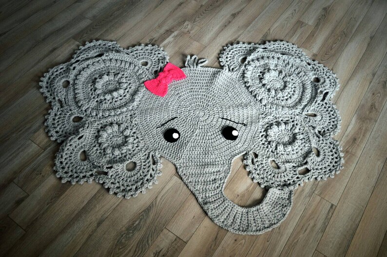 Crochet Elephant Rug. Photo Props. Baby Shower Gift. Christmas Etsy
