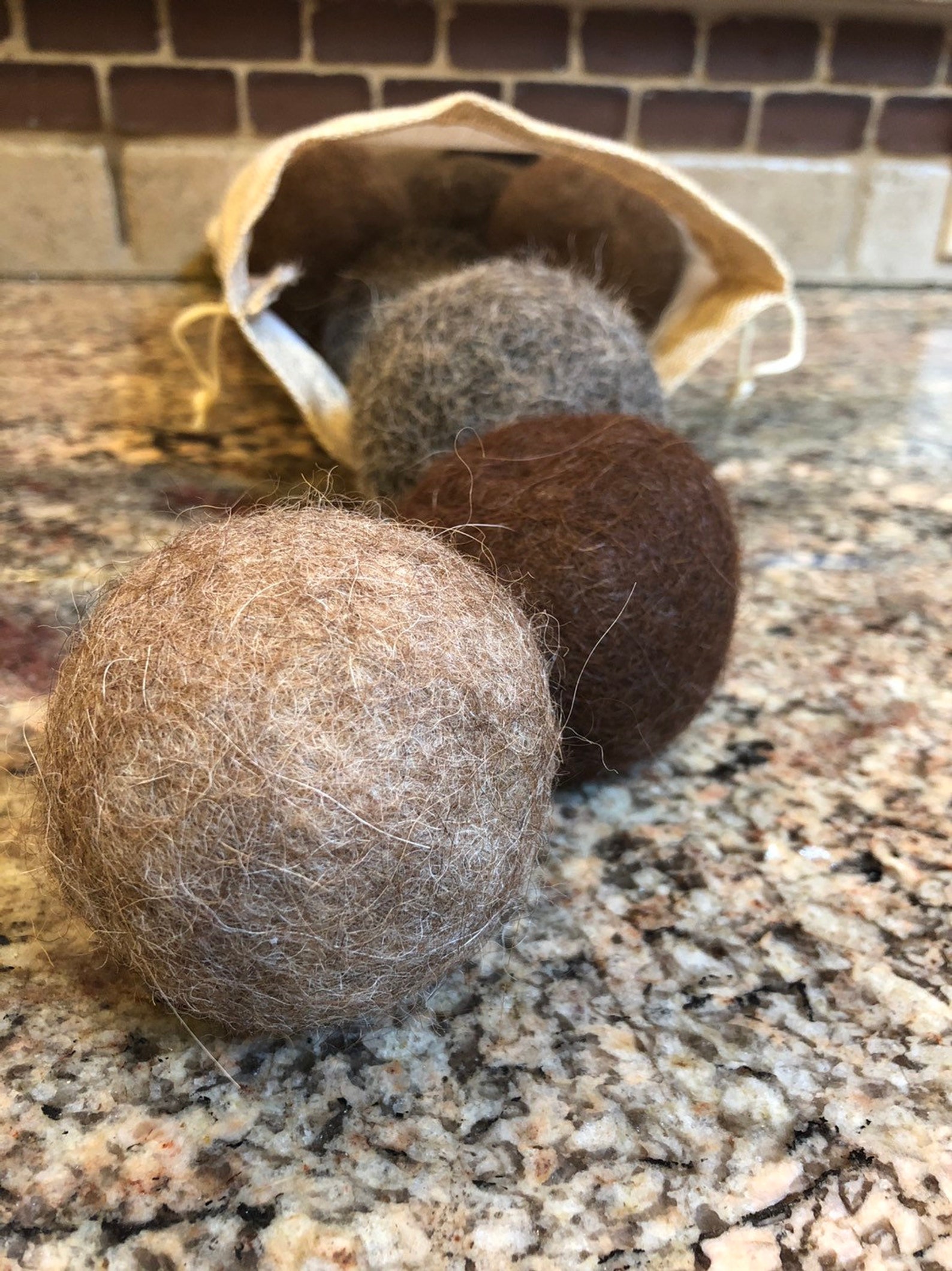 100 Alpaca Dryer Balls Set of 6 Etsy