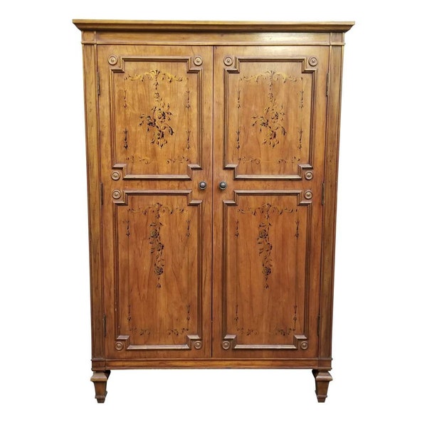 Mid Century John Widdicomb French Neoclassical Armoire Wardrobe