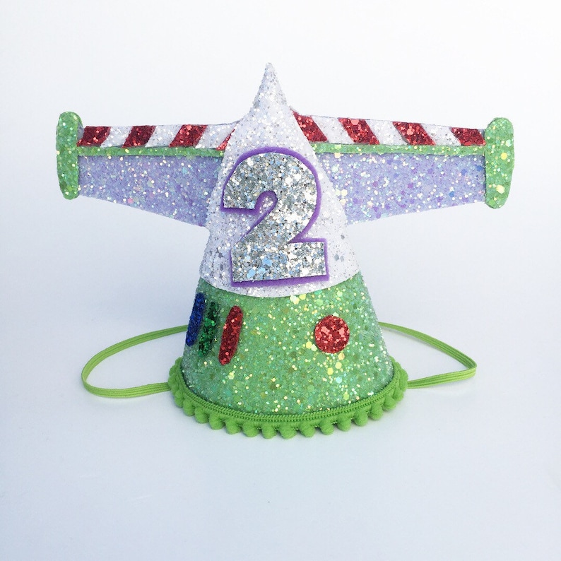 Cumpleaños de Buzz Lightyear / Fiesta de Toy Story / Sombrero de fiesta de Buzz Lightyear / Primer cumpleaños / Sombreros de fiesta de cumpleaños para niños / Space Ranger / Toy story imagen 6