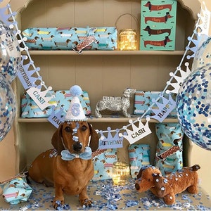 Birthday Party Hat Dog party Baby birthday Puppy First Birthday Dog Party Hats First Birthday party hat Dog Outfits image 2