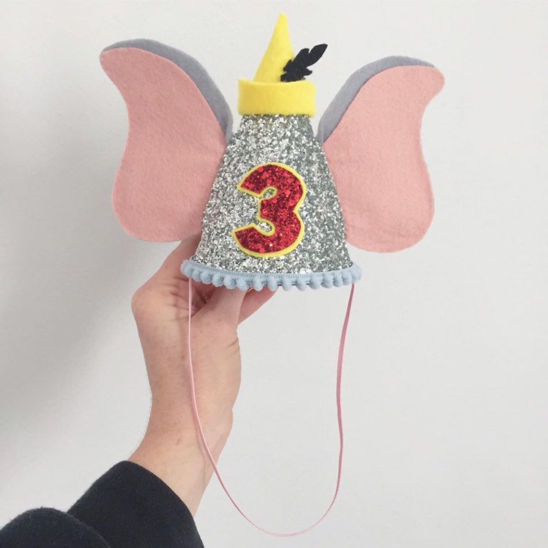 Dumbo Party First Birthday Hat Dumbo Theme Birthday Etsy