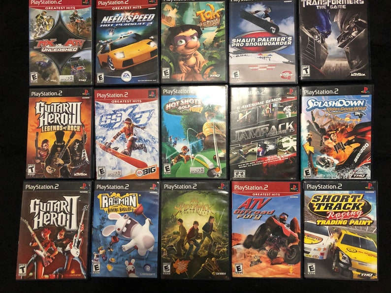 Playstation 2 Games You Pick All Games Complete Etsy