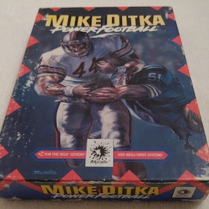 Mike Ditka Power Football Complete in Box (CIB) Sega Genesis
