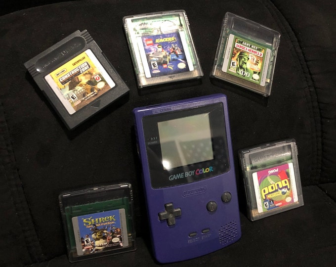 Grape Gameboy Color Bundle