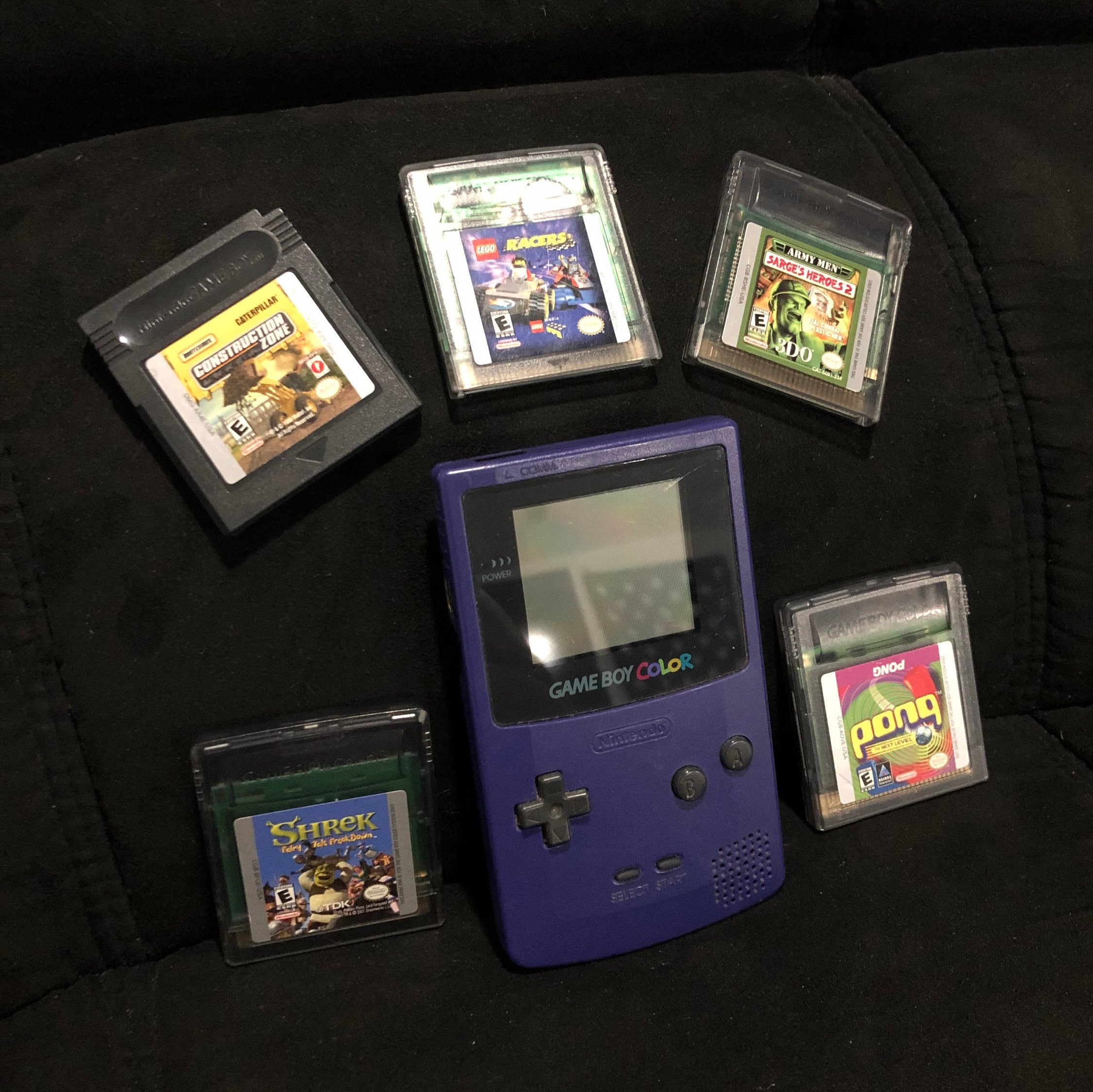 ゲームボーイカラー GAMEBOYCOLOR Game Boy Color Grape Nintendo Game Boy Color Grape Gameboy Color Bundle - Etsy