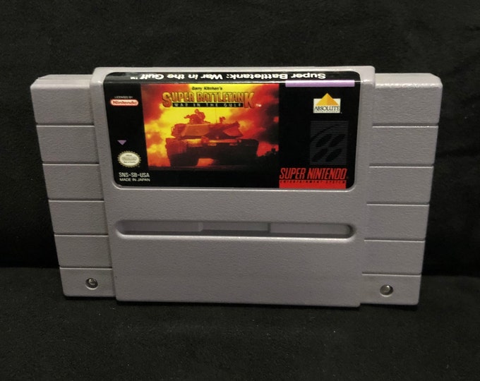 Super BattleTank: War in the Gulf Super Nintendo Entertainment System SNES