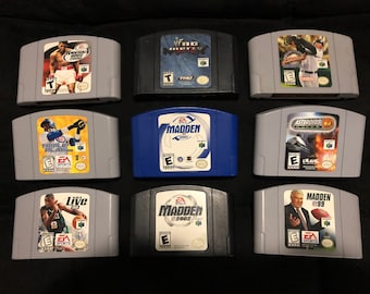 Nintendo 64 N64 正規ビデオゲームコレクション - お気に入りを選んで