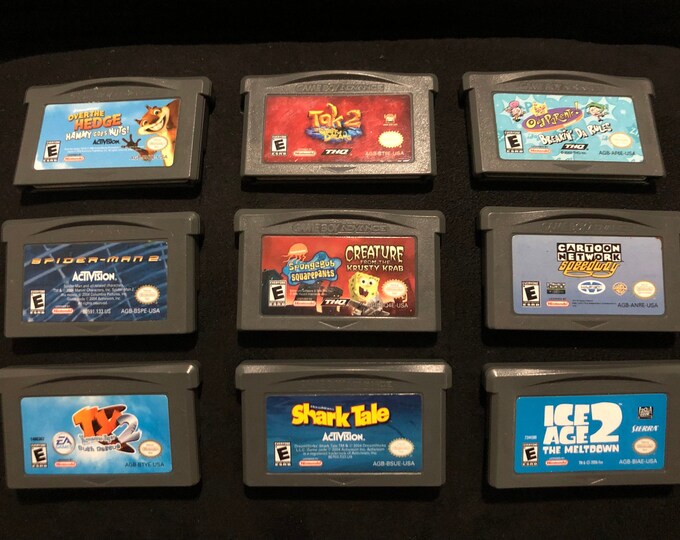 Nintendo Gameboy Advance Games: You Pick! GBA