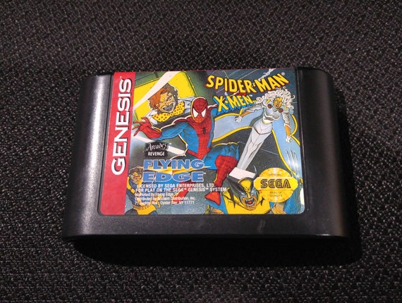 Spider Man X Men Arcades Revenge Sega Genesis Video Game
