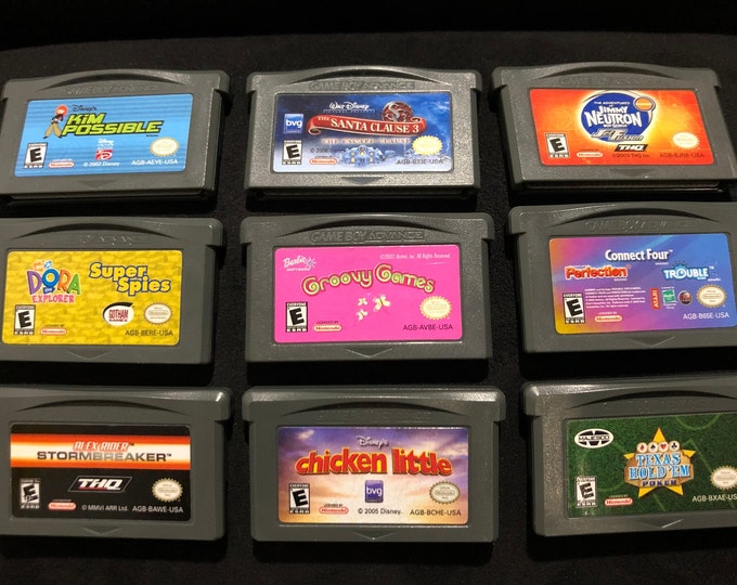 Nintendo Gameboy Advance Games: You Pick! GBA