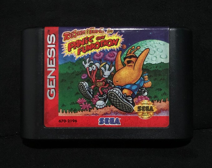 ToeJam and Earl in Panic on Funkotron Sega Genesis