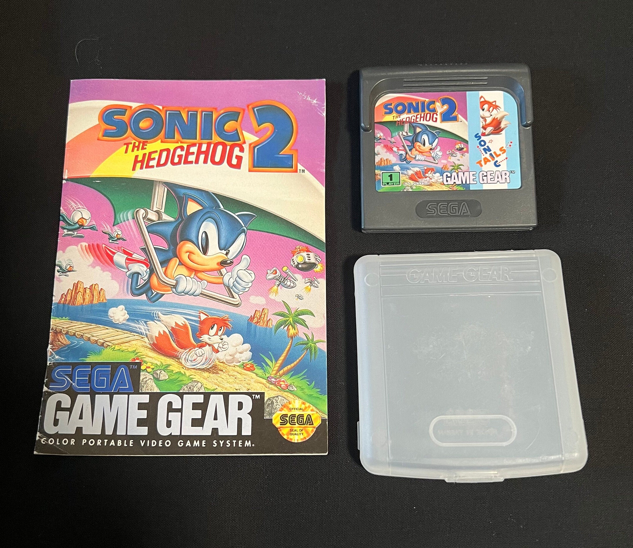 Game Gear Sonic the Hedgehog. Complete 