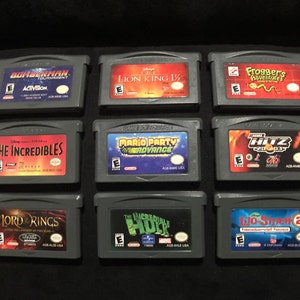 Nintendo Gameboy Advance Games: You Pick! GBA