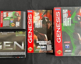 Frank Thomas Big Hurt Baseball Sega Genesis CIB