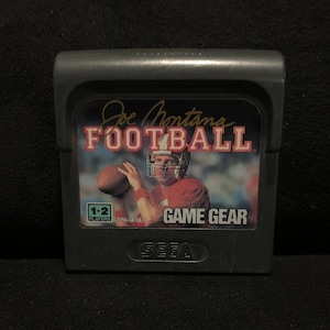 Joe Montana Football Sega Game Gear