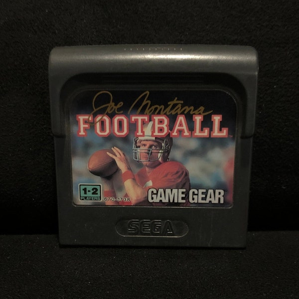 Jeu Joe Montana Football - Version Sega Game Gear - Bon état, Cartouche Seule - Jeu De Foot Rétro