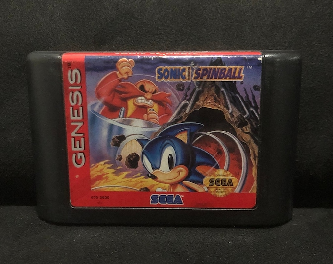 Sonic Spinball Sega Genesis