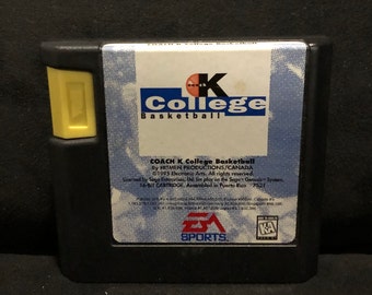 Coach K College Basketball Sega Genesis