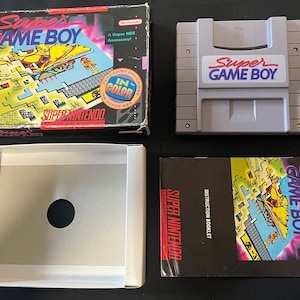 Super Game Boy Complete (CIB) Super Nintendo Entertainment System SNES