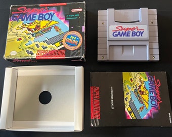 Super Game Boy Complete (CIB)  Super Nintendo Entertainment System SNES
