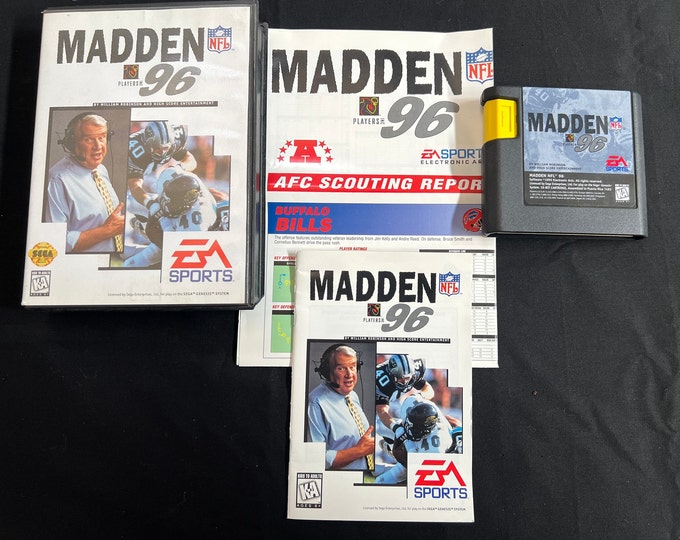 Madden NFL 96 Sega Genesis CIB