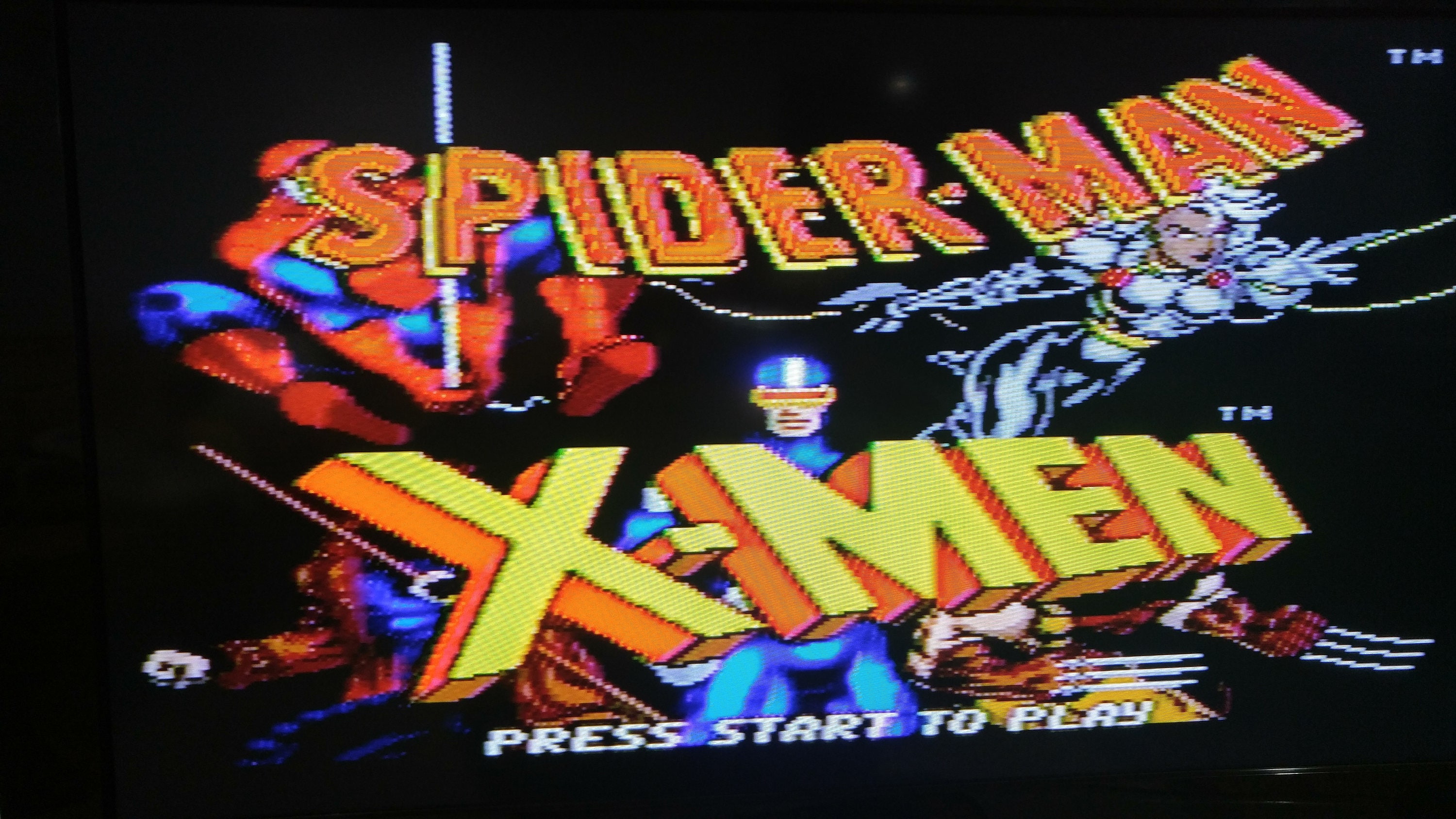 Spiderman Xmen Arcade's Revenge Sega Genesis Etsy