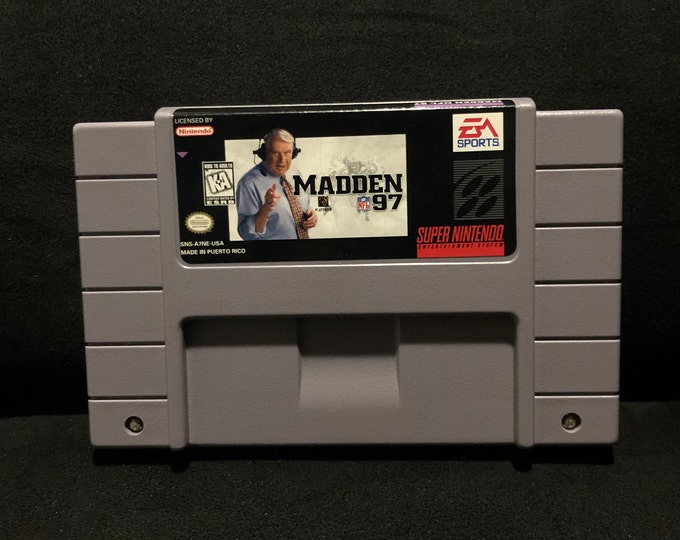 Madden 97 Super Nintendo Entertainment System SNES